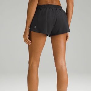 Lululemon black Hotty hot shorts